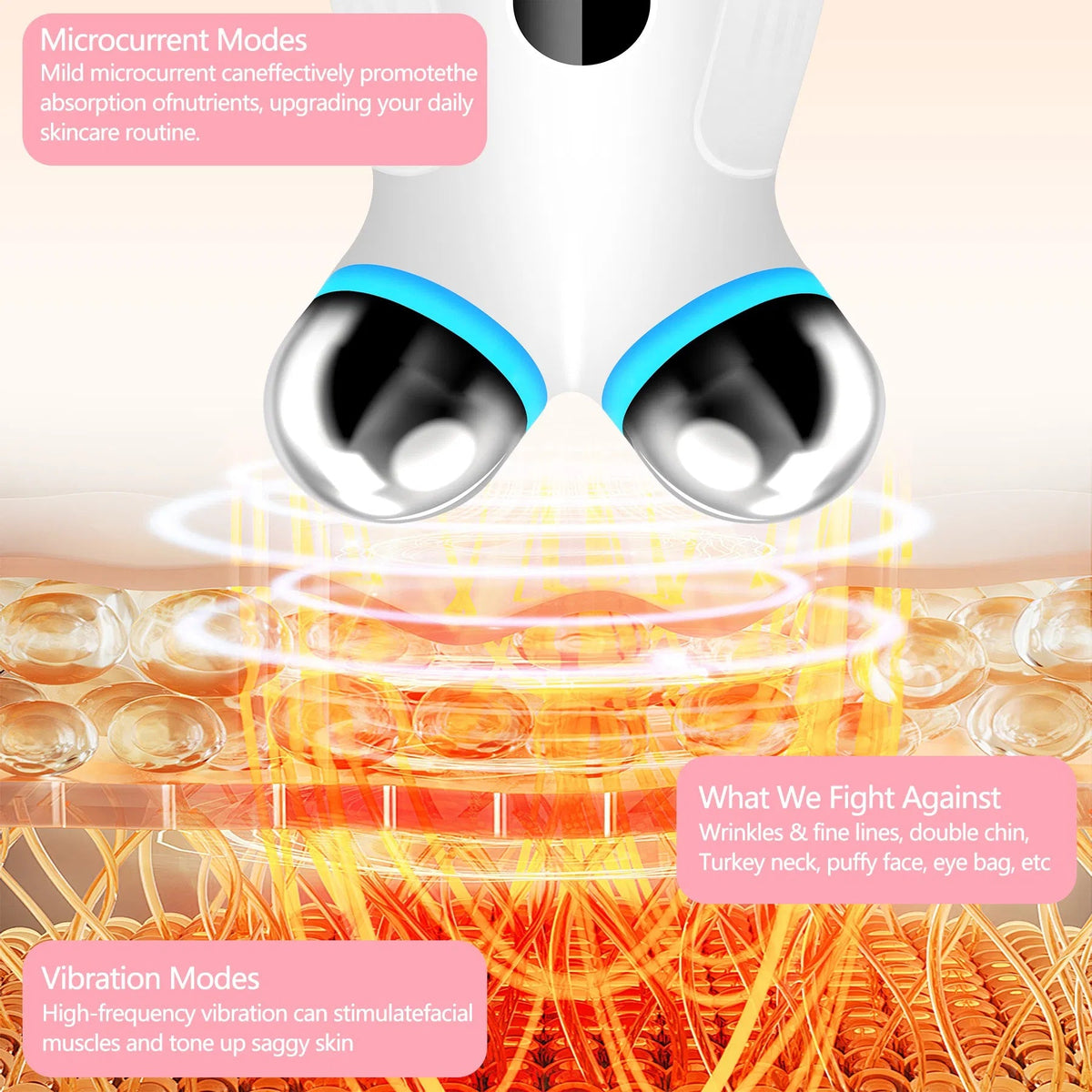 Microcurrent Facial Lifting Device