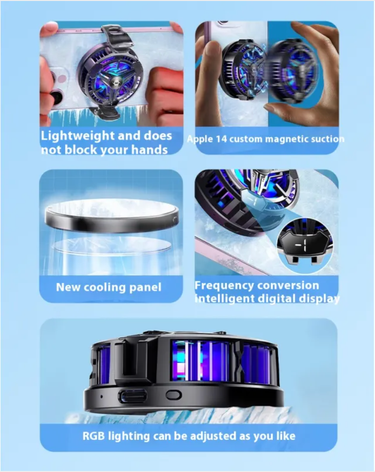 Magnetic Phone Cooler