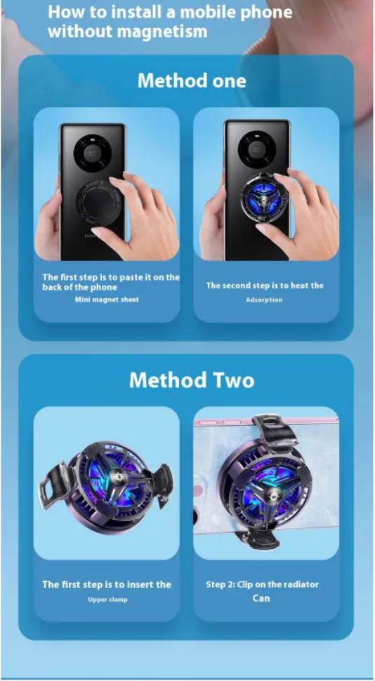 Magnetic Phone Cooler